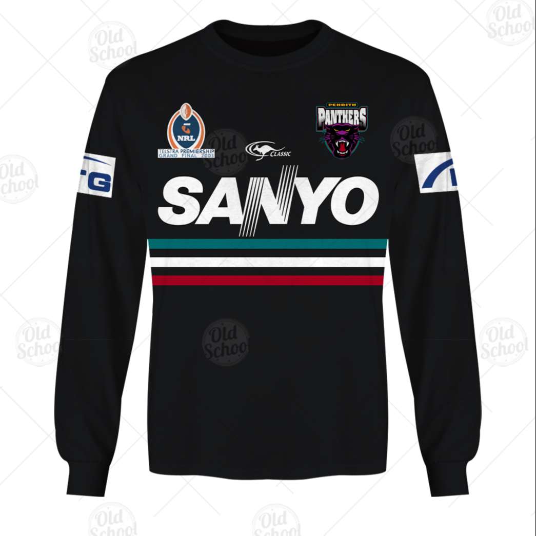 Personalise NRL Grand Final 2003 Vintage Penrith Panthers Retro Jersey | Soulcals