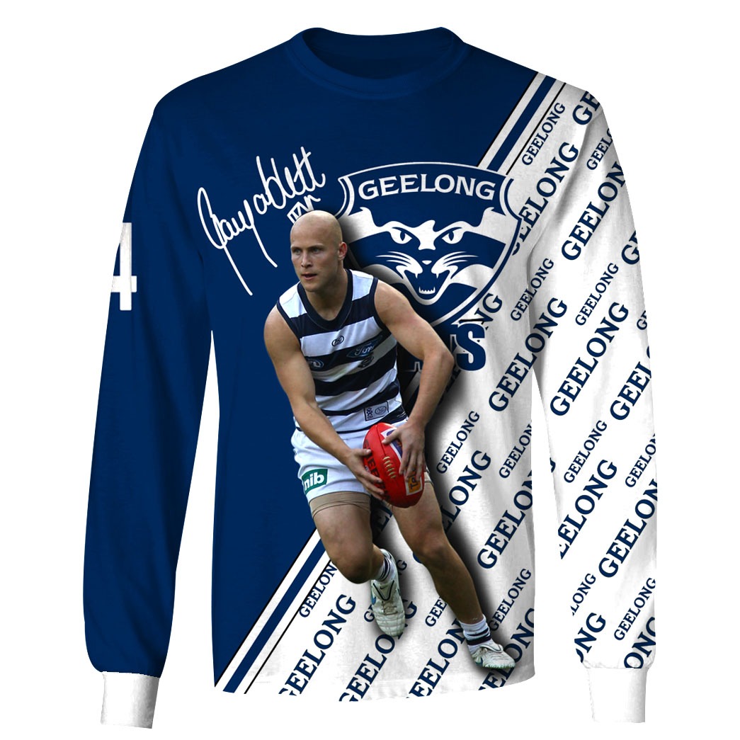 MEW-T16AFLGFC004 Geelong Football Club, Gary Ablett Jnr #4 Limited Edition 3D All Over Printed Shirts For Men & Women MEW-T16AFLGFC004 Geelong Football Club, Gary Ablett Jnr #4 Limited Edition 3D All Over Printed Shirts For Men & Women
