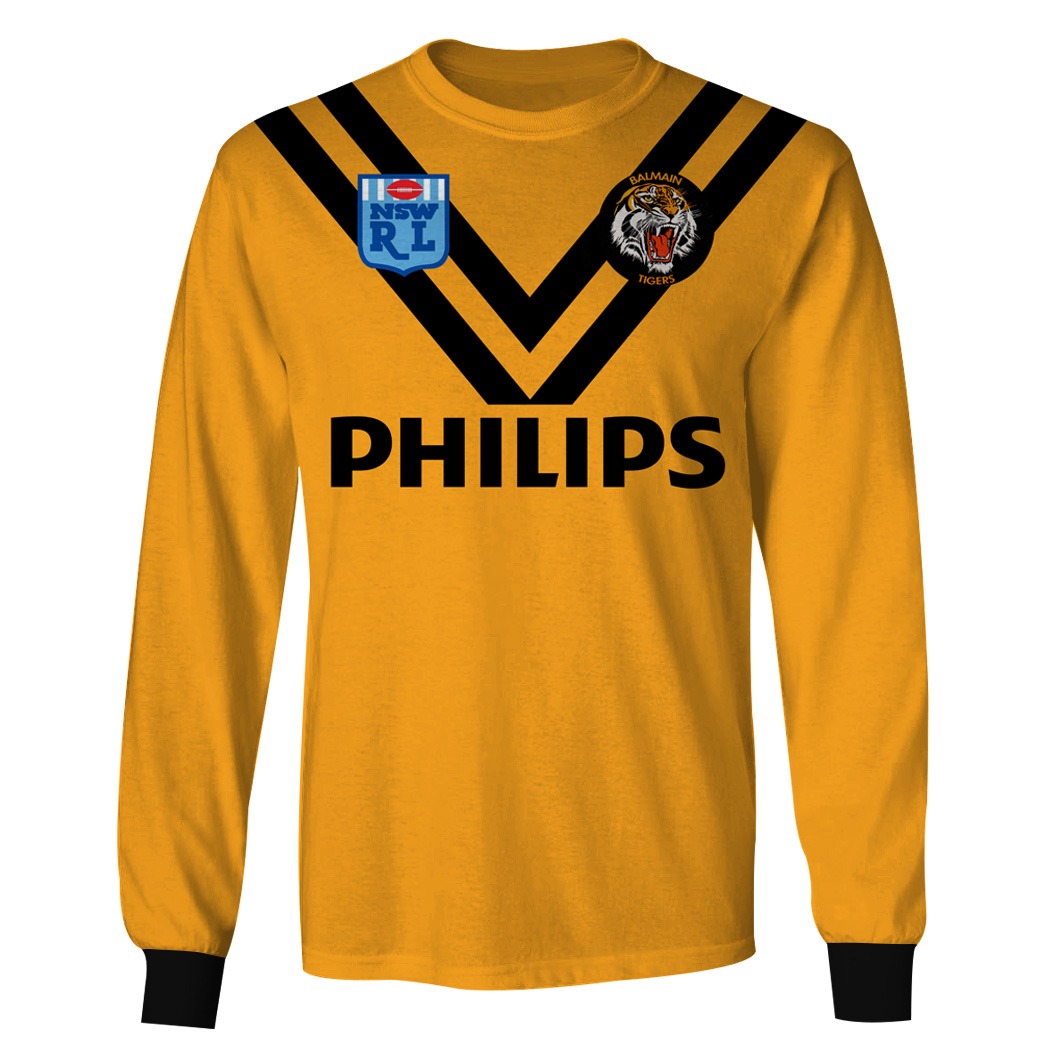 Balmain Tigers 1989 ARL/NRL Vintage Retro Heritage Jersey -Soulcals – Personalize Your Own New & Retro Sports Jerseys, Hoodies, T Shirts