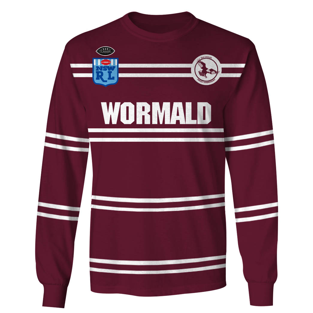 Manly Sea Eagles 1987 ARL/NRL Vintage Retro Jersey -Soulcals – Personalize Your Own New & Retro Sports Jerseys, Hoodies, T Shirts