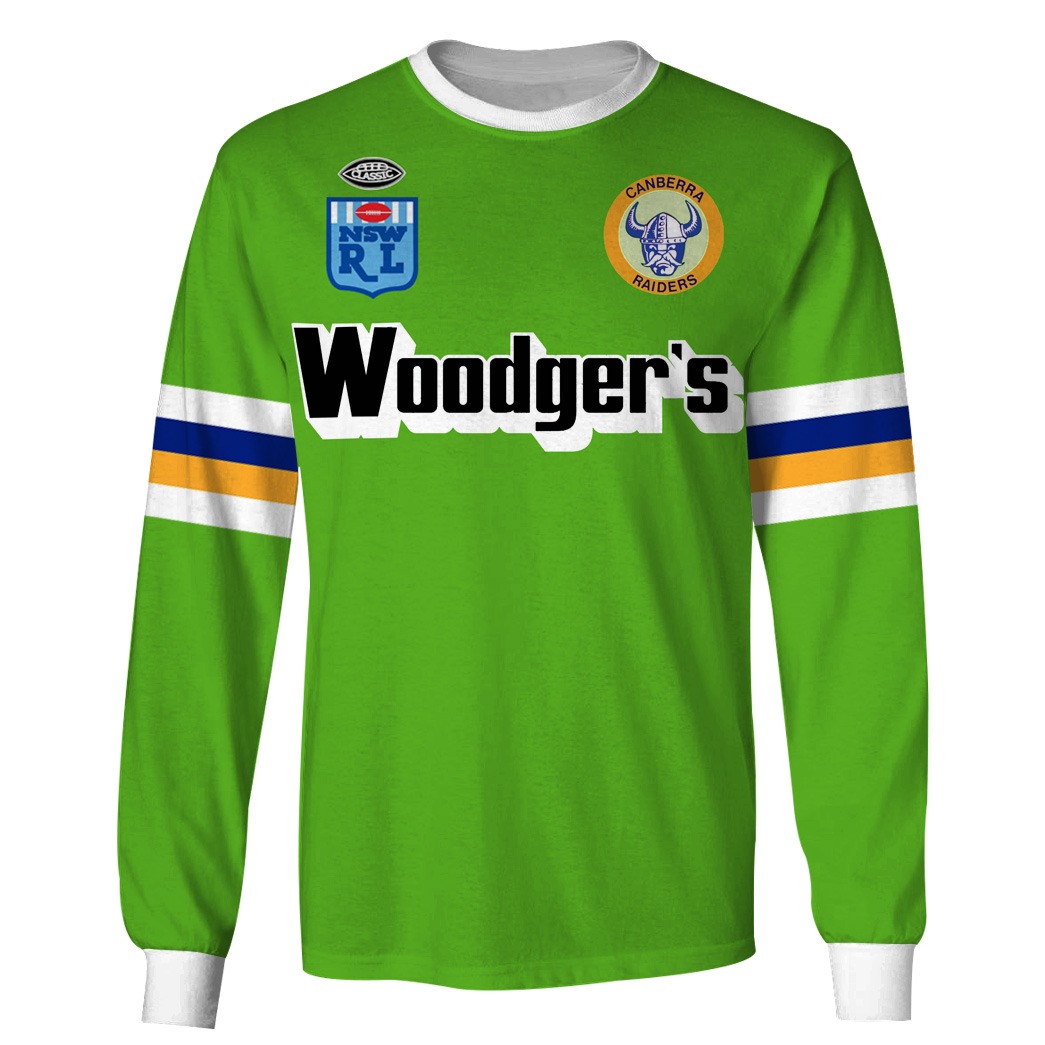 Canberra Raiders 1989 Woodgers ARL/NRL Vintage Retro Heritage Jersey -Soulcals – Personalize Your Own New & Retro Sports Jerseys, Hoodies, T Shirts Canberra Raiders 1989 Woodgers ARL/NRL Vintage Retro Heritage Jersey -Soulcals – Personalize Your Own New & Retro Sports Jerseys, Hoodies, T Shirts