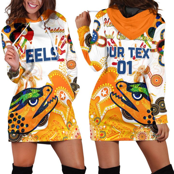 NRL Parramatta Eels Custom Text Number Heal Country Women Hoodie Dress NRL Parramatta Eels Custom Text Number Heal Country Women Hoodie Dress