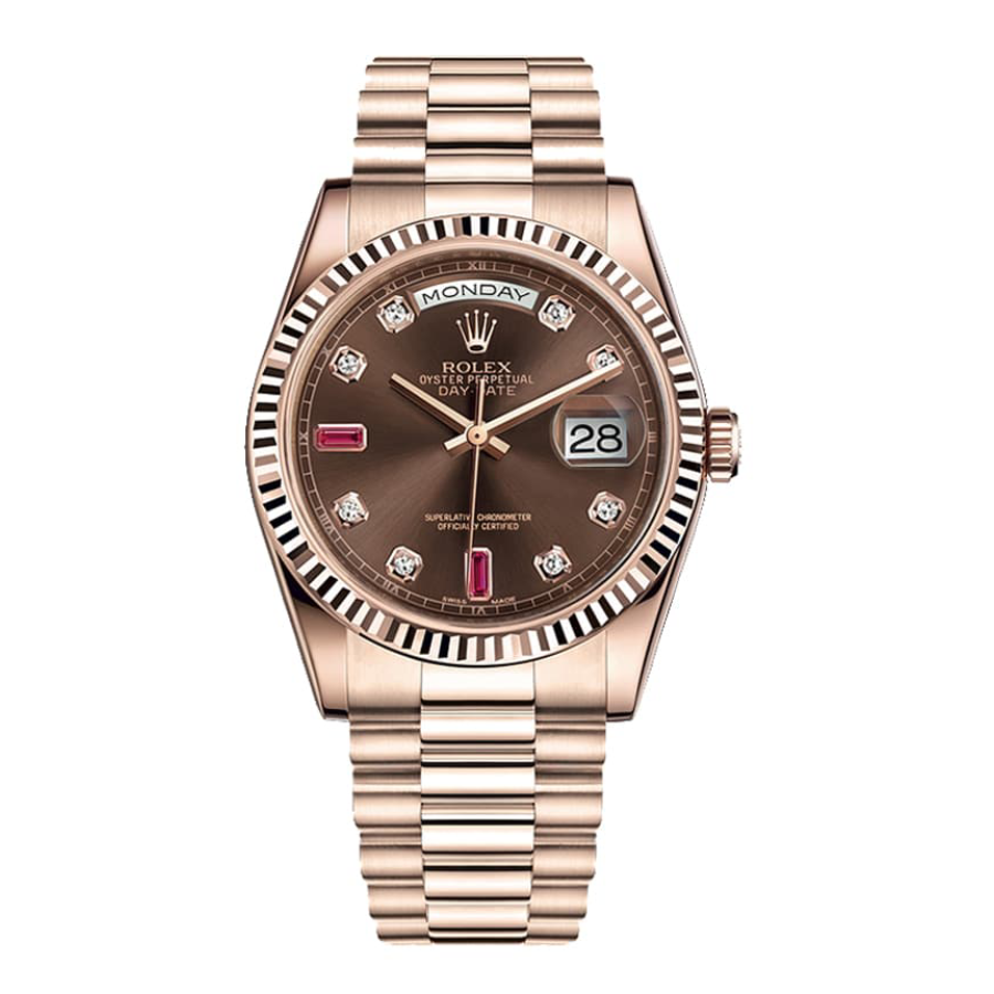 Rolex Day-Date 128235 “Chocolate Dial” Top Grade 1:1 Rolex Day-Date 128235 “Chocolate Dial” Top Grade 1:1