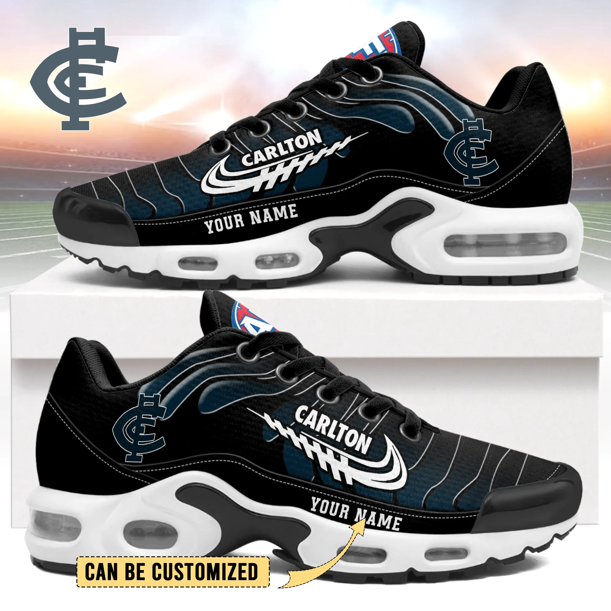Carlton Blues Sports Air Max Plus Sneakers For Men And Women Carlton Blues Sports Air Max Plus Sneakers For Men And Women