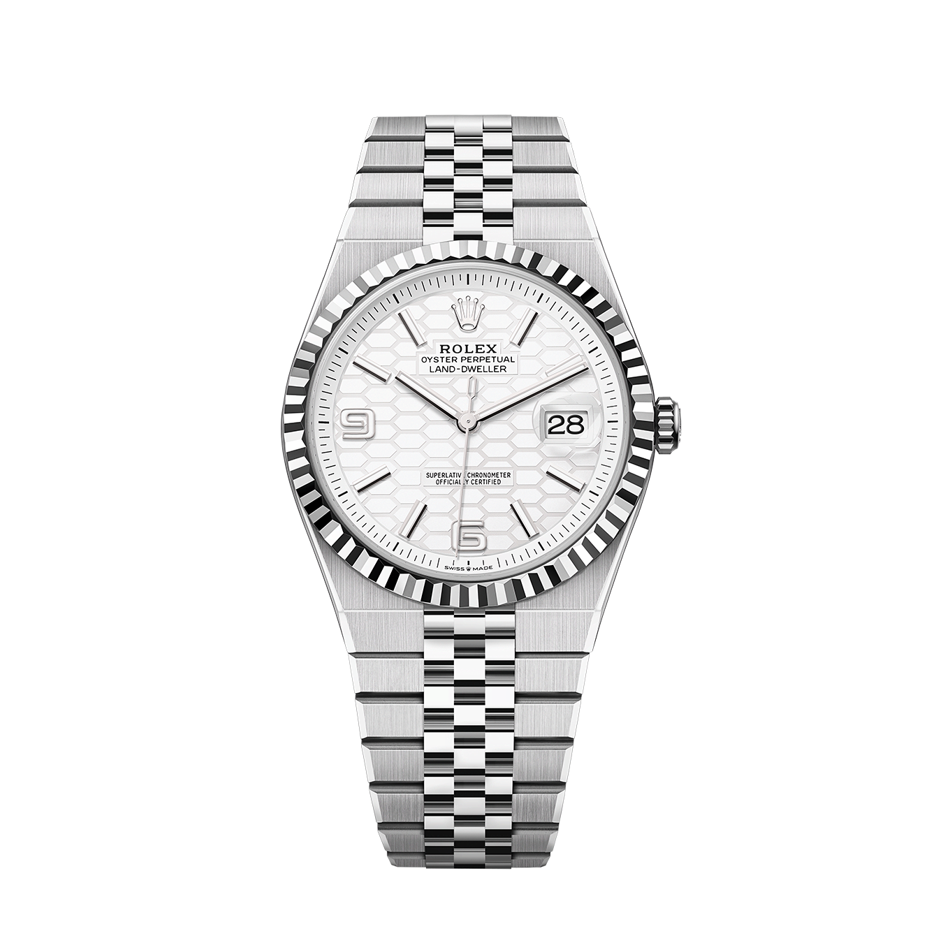 Rolex Land-Dweller 40mm Oystersteel & White Gold M127334-0001 1:1 Rolex Land-Dweller 40mm Oystersteel & White Gold M127334-0001 1:1