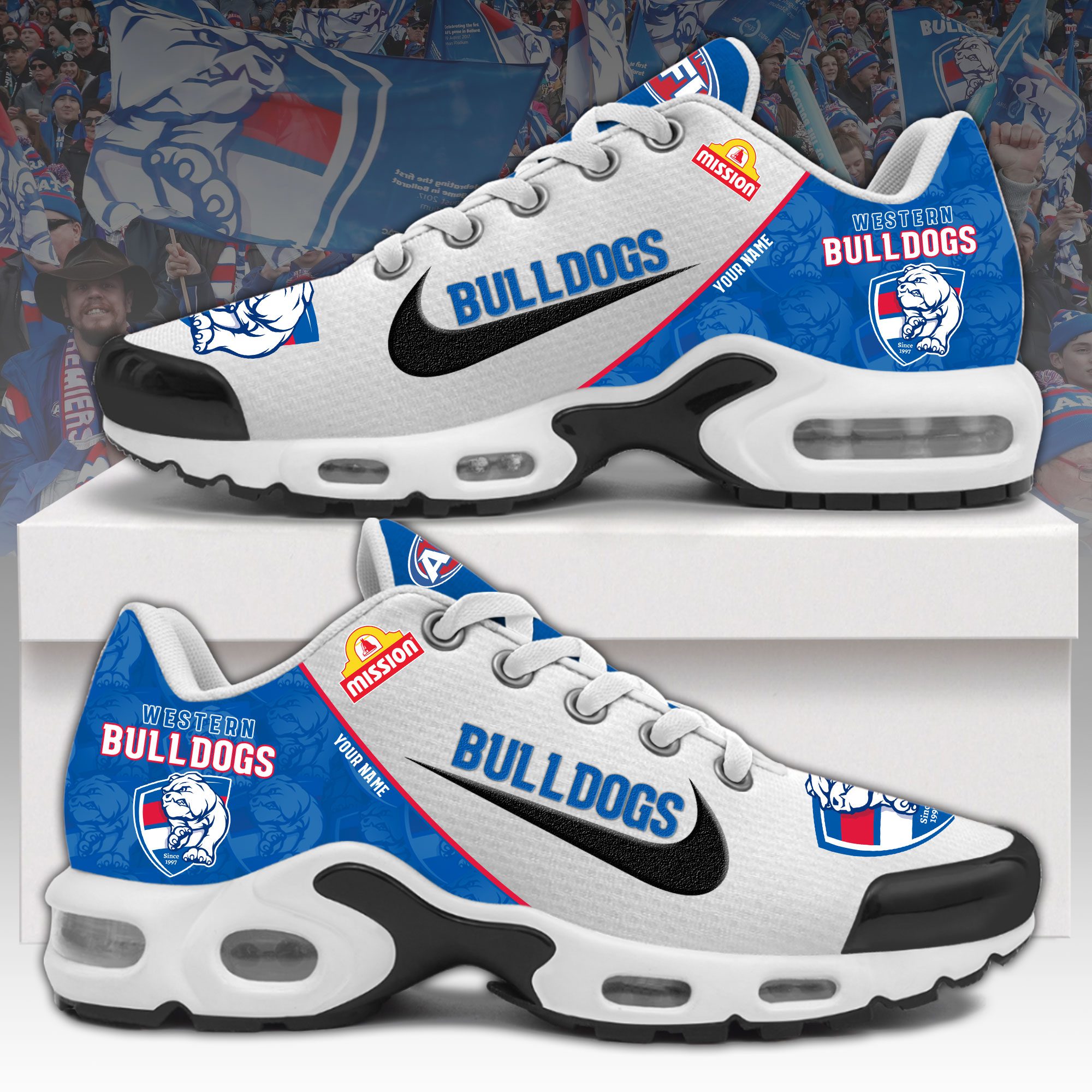 Western Bulldogs 2024 Personalized TN Shoes Limited Edition PT59586 Western Bulldogs 2024 Personalized TN Shoes Limited Edition PT59586