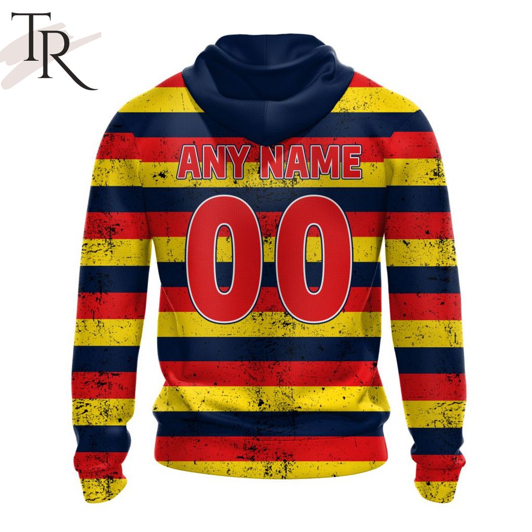 AFL Adelaide Crows Special Retro Heritage Design Hoodie – Torunstyle AFL Adelaide Crows Special Retro Heritage Design Hoodie – Torunstyle