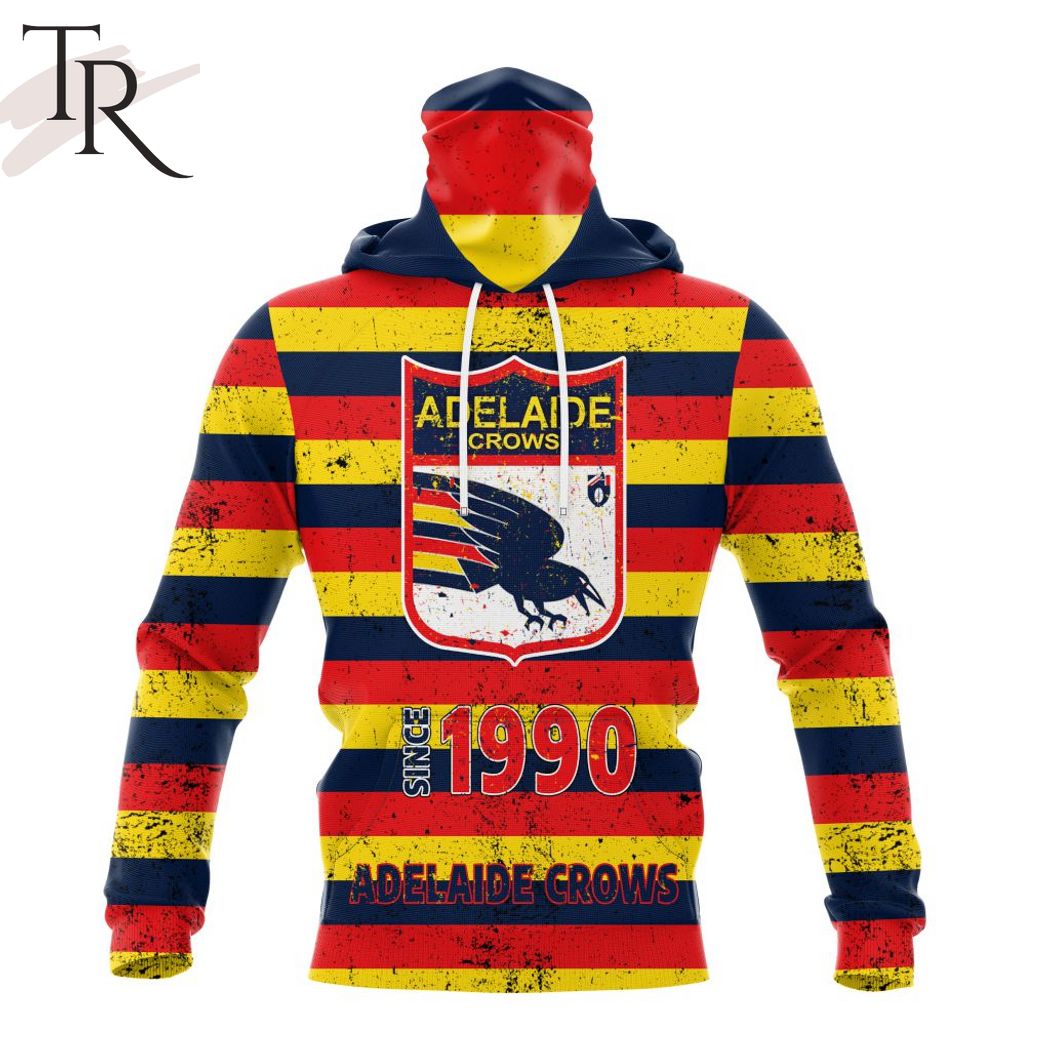 AFL Adelaide Crows Special Retro Heritage Design Hoodie – Torunstyle AFL Adelaide Crows Special Retro Heritage Design Hoodie – Torunstyle