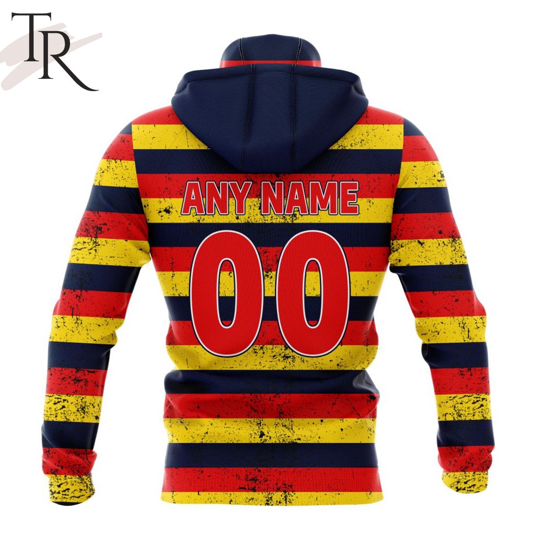 AFL Adelaide Crows Special Retro Heritage Design Hoodie – Torunstyle AFL Adelaide Crows Special Retro Heritage Design Hoodie – Torunstyle