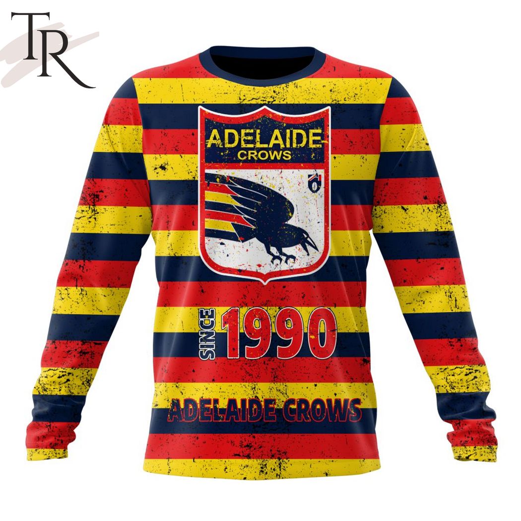 AFL Adelaide Crows Special Retro Heritage Design Hoodie – Torunstyle AFL Adelaide Crows Special Retro Heritage Design Hoodie – Torunstyle