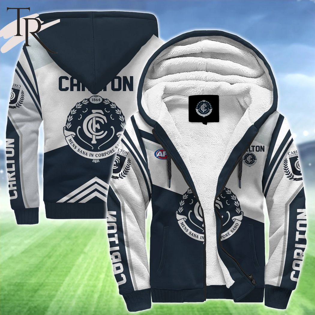 AFL Carlton Blues FC Fleece Hoodie Limited Edition AFL Carlton Blues FC Fleece Hoodie Limited Edition