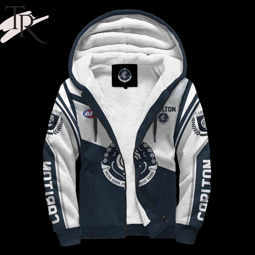 AFL Carlton Blues FC Fleece Hoodie Limited Edition AFL Carlton Blues FC Fleece Hoodie Limited Edition