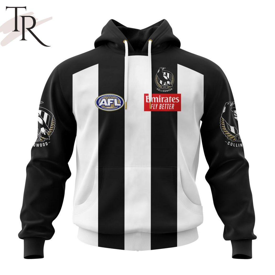 AFL Collingwood Football Club Personalized 2024 Home Hoodie AFL Collingwood Football Club Personalized 2024 Home Hoodie