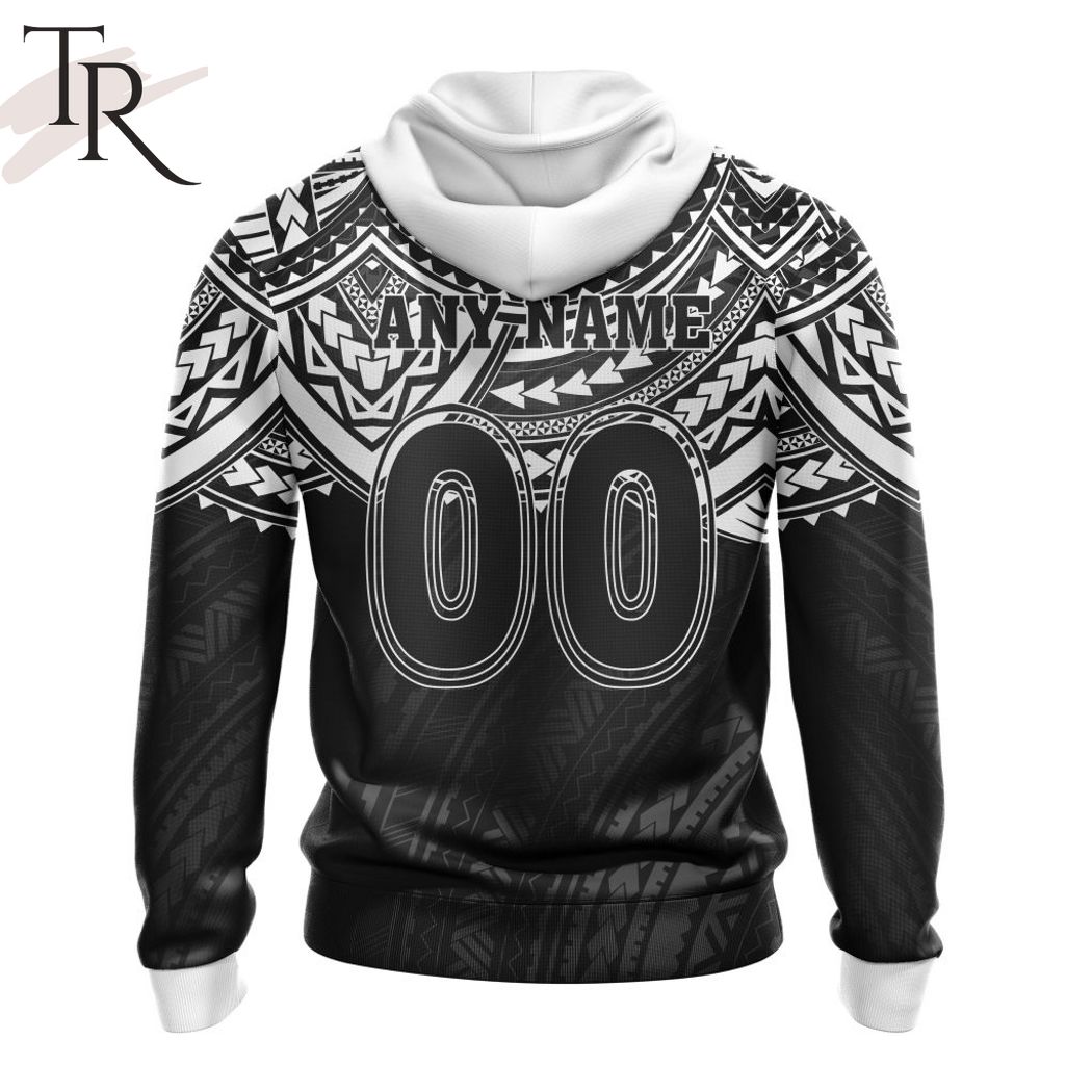 AFL Collingwood Football Club Polynesian Concept Kits Hoodie – Torunstyle AFL Collingwood Football Club Polynesian Concept Kits Hoodie – Torunstyle