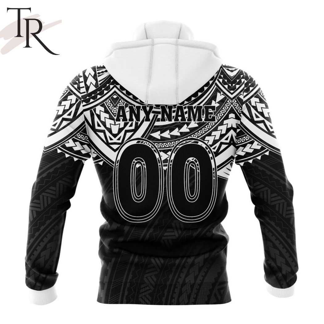 AFL Collingwood Football Club Polynesian Concept Kits Hoodie – Torunstyle AFL Collingwood Football Club Polynesian Concept Kits Hoodie – Torunstyle