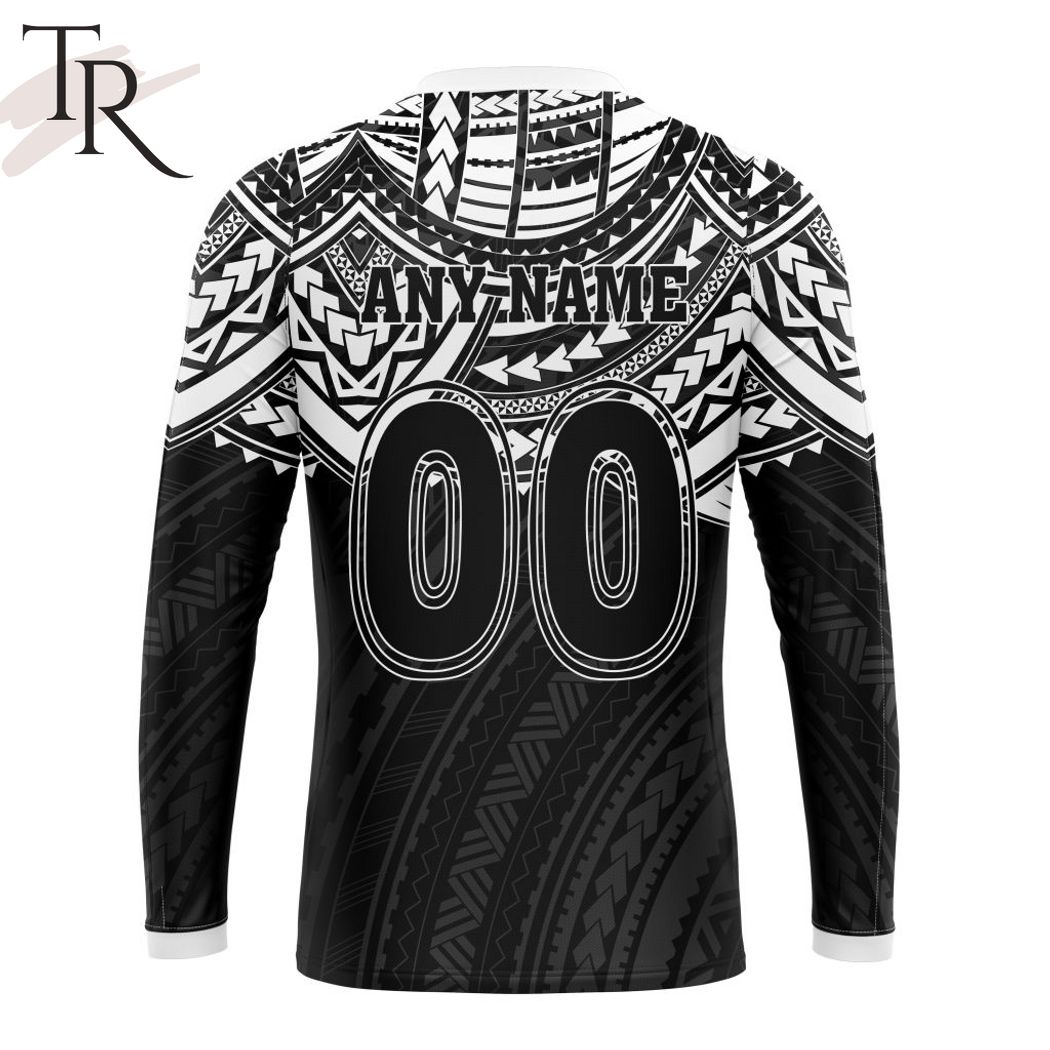 AFL Collingwood Football Club Polynesian Concept Kits Hoodie – Torunstyle AFL Collingwood Football Club Polynesian Concept Kits Hoodie – Torunstyle