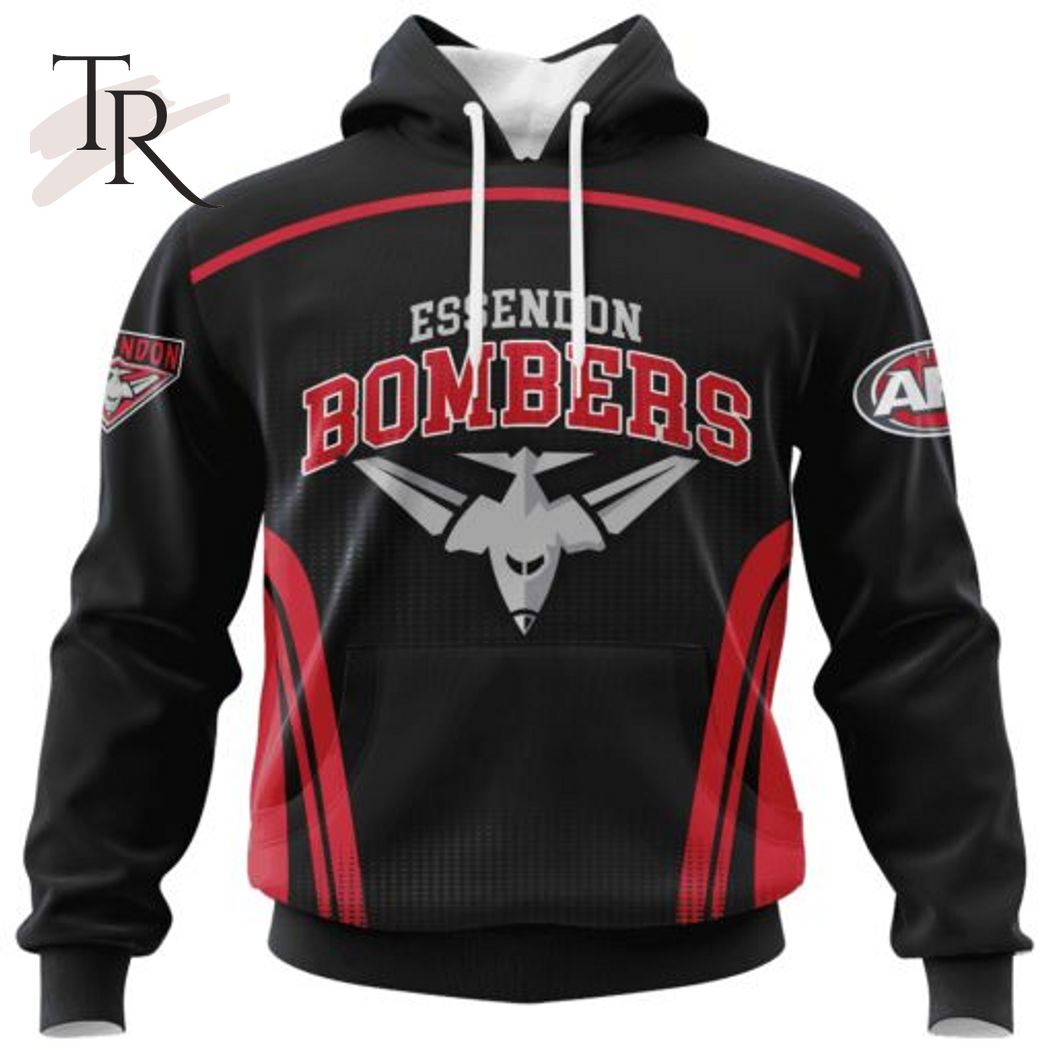 AFL Essendon Football Club Special Sideline Design Hoodie AFL Essendon Football Club Special Sideline Design Hoodie