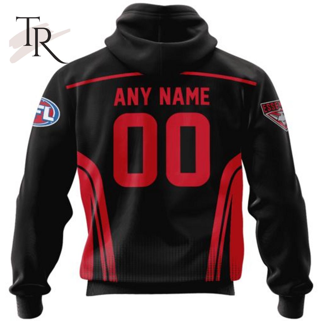 AFL Essendon Football Club Special Sideline Design Hoodie AFL Essendon Football Club Special Sideline Design Hoodie