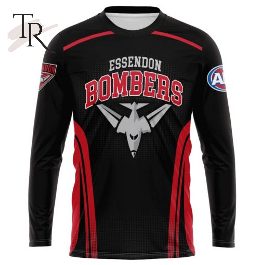 AFL Essendon Football Club Special Sideline Design Hoodie AFL Essendon Football Club Special Sideline Design Hoodie
