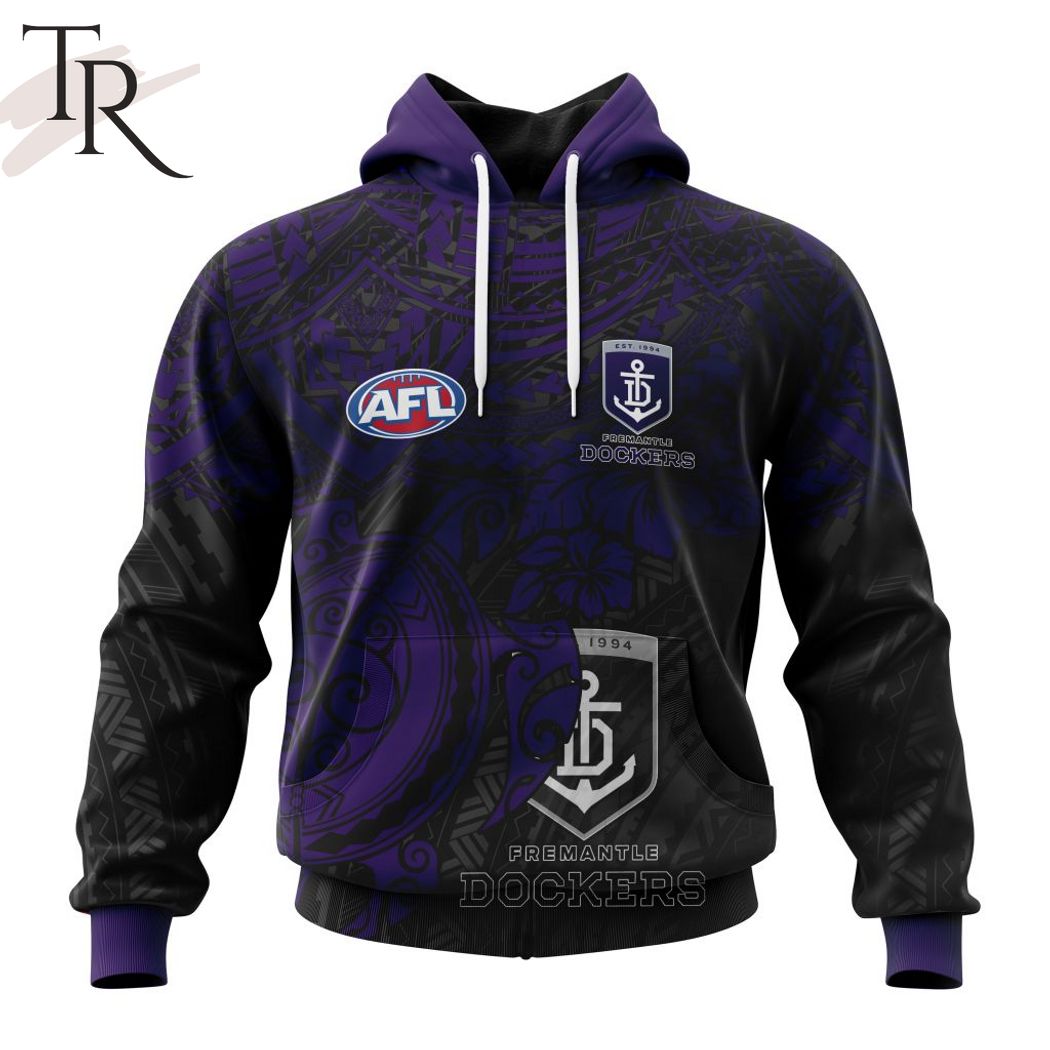 AFL Fremantle Dockers Polynesian Concept Kits Hoodie – Torunstyle AFL Fremantle Dockers Polynesian Concept Kits Hoodie – Torunstyle