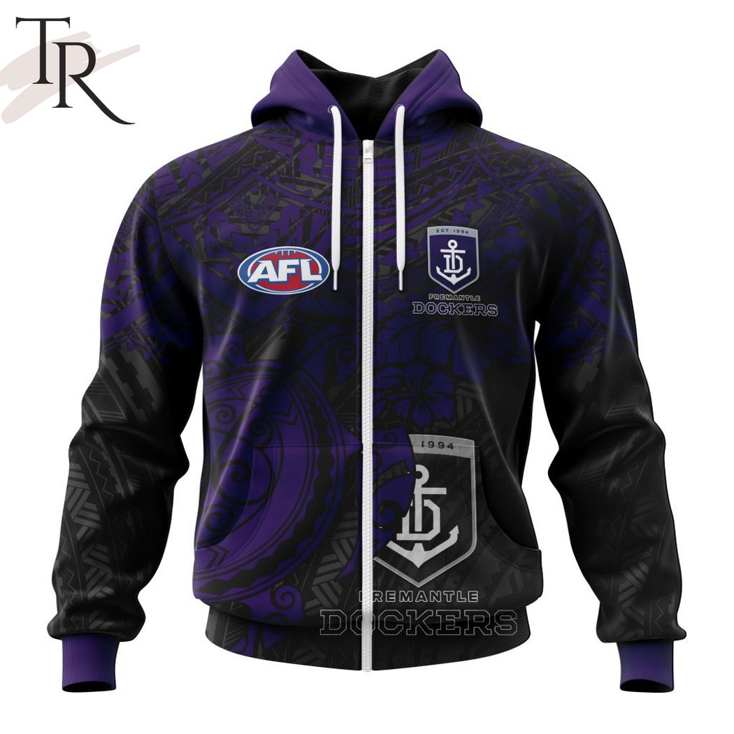 AFL Fremantle Dockers Polynesian Concept Kits Hoodie – Torunstyle AFL Fremantle Dockers Polynesian Concept Kits Hoodie – Torunstyle