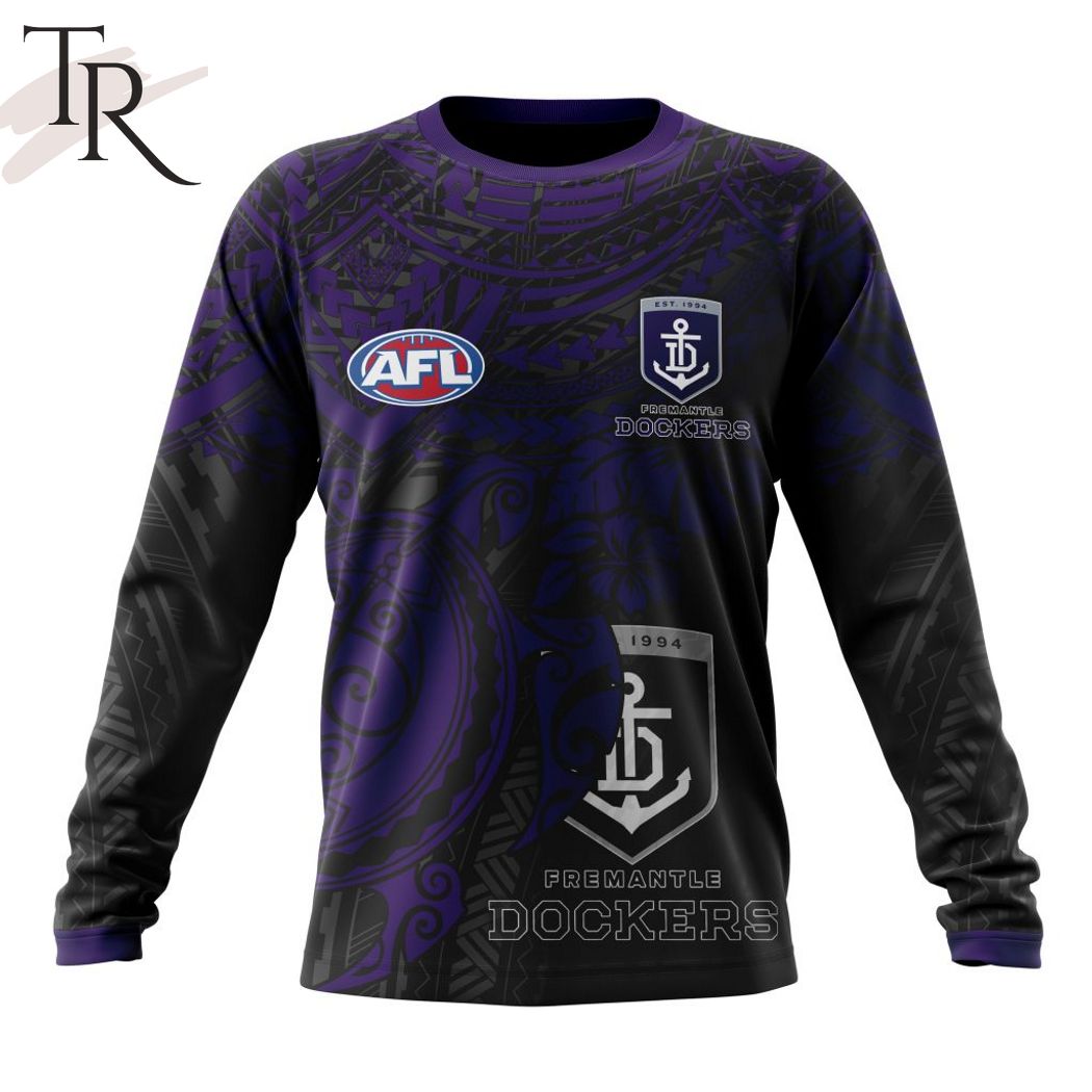 AFL Fremantle Dockers Polynesian Concept Kits Hoodie – Torunstyle AFL Fremantle Dockers Polynesian Concept Kits Hoodie – Torunstyle