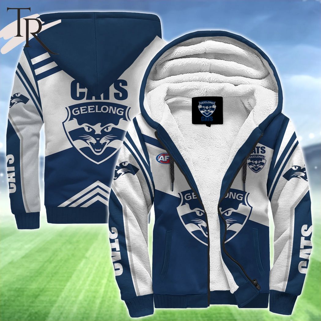 AFL Geelong Cats FC Fleece Hoodie Limited Edition AFL Geelong Cats FC Fleece Hoodie Limited Edition