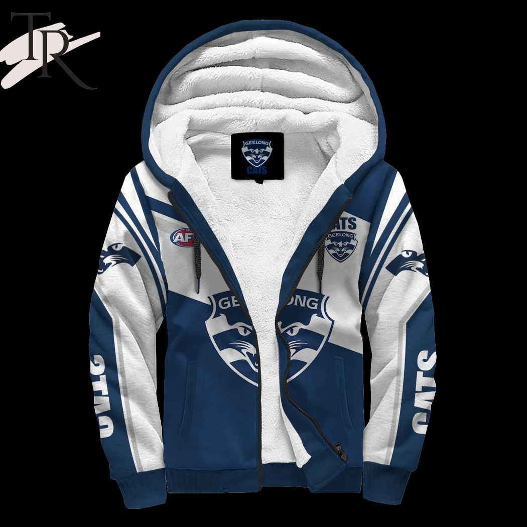 AFL Geelong Cats FC Fleece Hoodie Limited Edition AFL Geelong Cats FC Fleece Hoodie Limited Edition