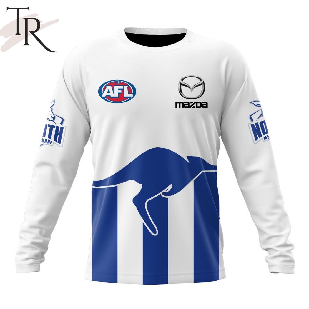 AFL North Melbourne Football Club Personalized 2024 Bounding Roo Hoodie AFL North Melbourne Football Club Personalized 2024 Bounding Roo Hoodie