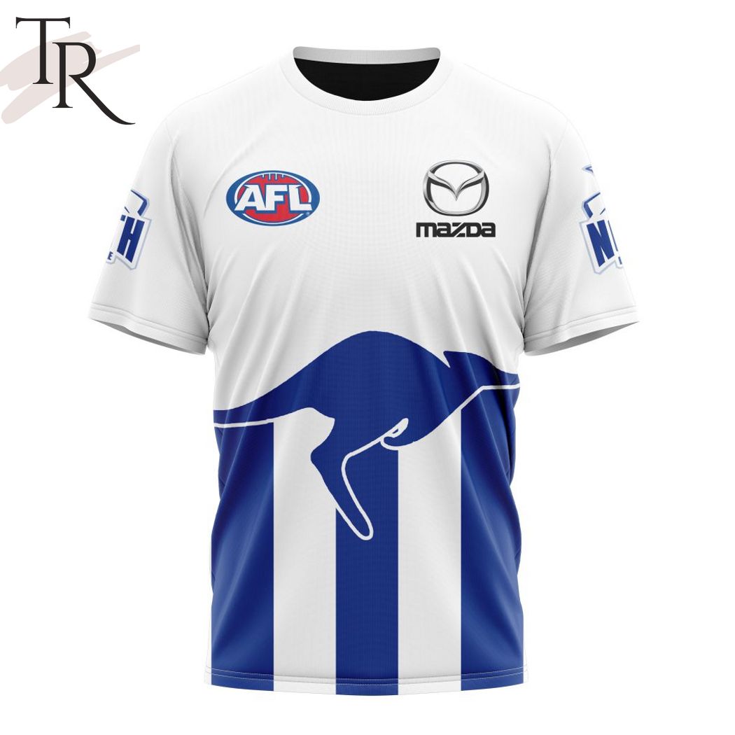 AFL North Melbourne Football Club Personalized 2024 Bounding Roo Hoodie AFL North Melbourne Football Club Personalized 2024 Bounding Roo Hoodie