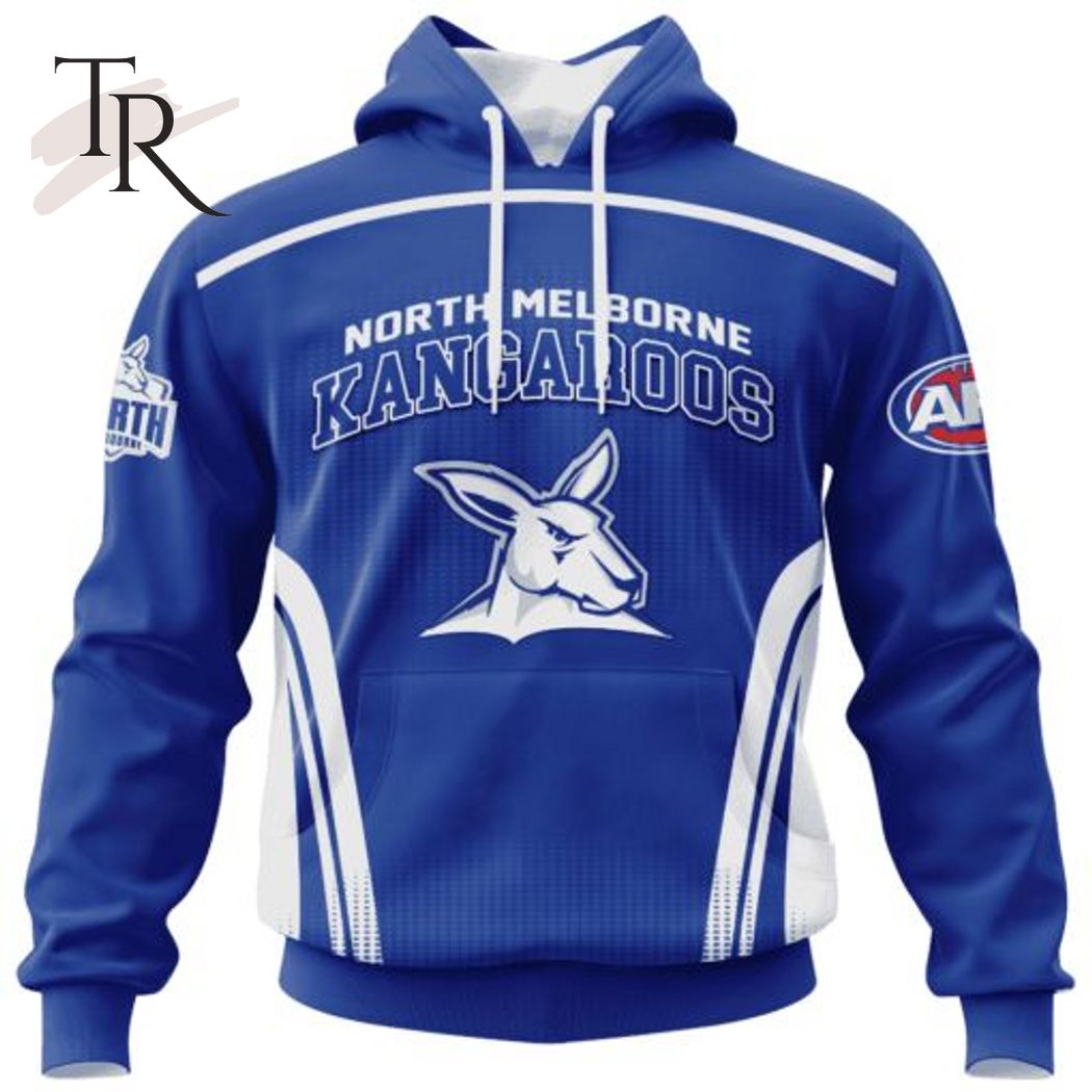 AFL North Melbourne Football Club Special Sideline Design Hoodie AFL North Melbourne Football Club Special Sideline Design Hoodie