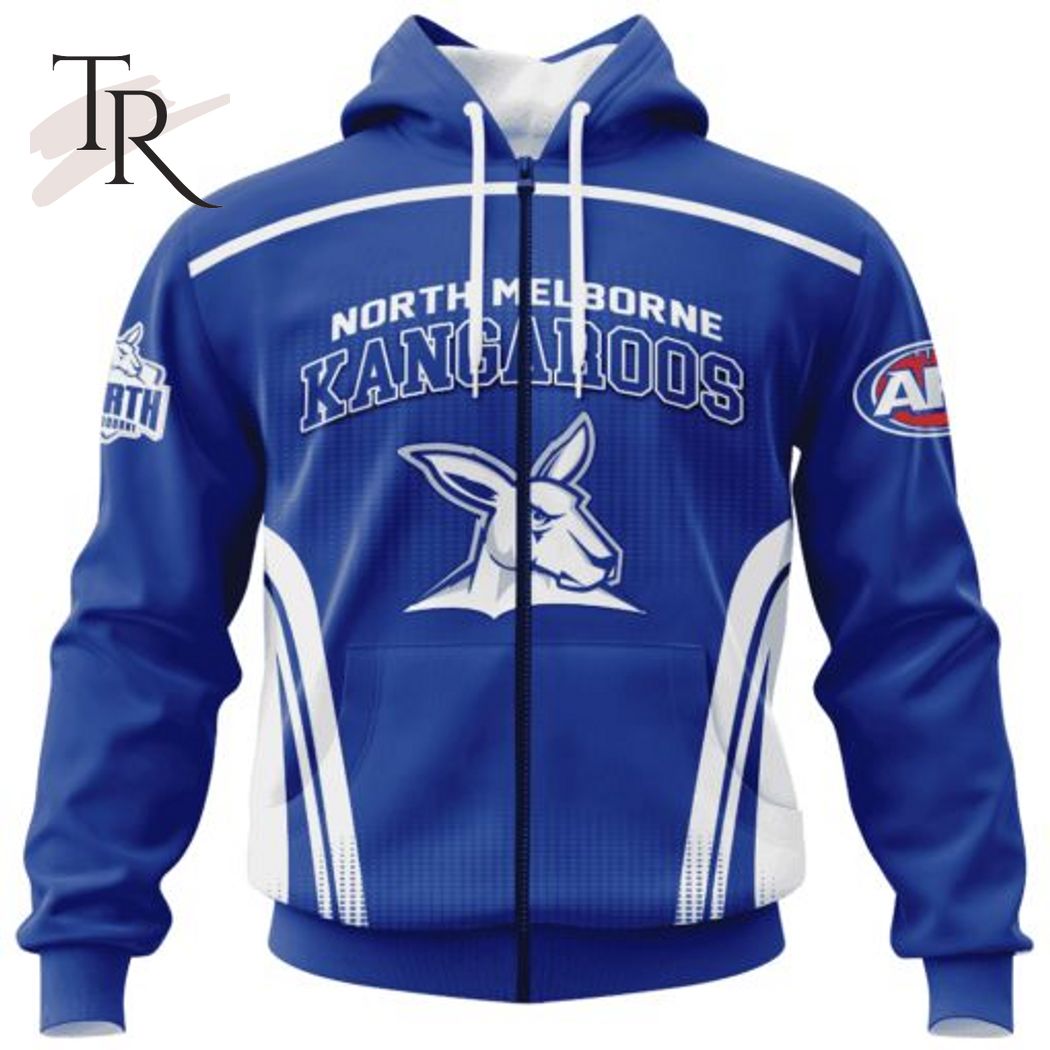 AFL North Melbourne Football Club Special Sideline Design Hoodie AFL North Melbourne Football Club Special Sideline Design Hoodie