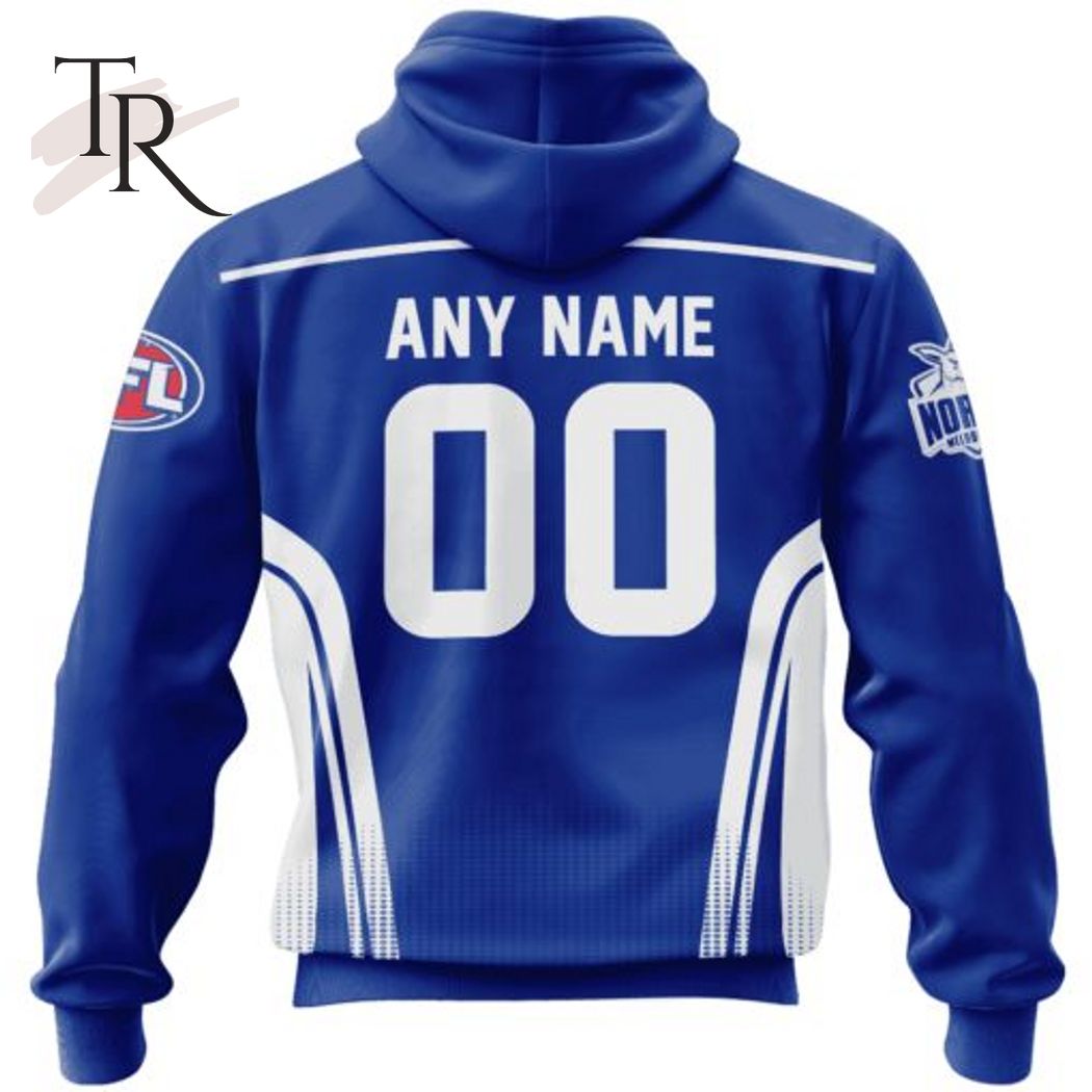 AFL North Melbourne Football Club Special Sideline Design Hoodie AFL North Melbourne Football Club Special Sideline Design Hoodie