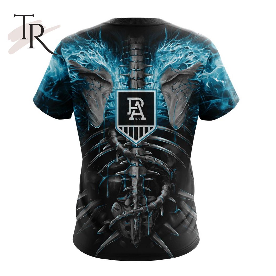 AFL Port Adelaide Football Club Special Skull Art Design Hoodie AFL Port Adelaide Football Club Special Skull Art Design Hoodie