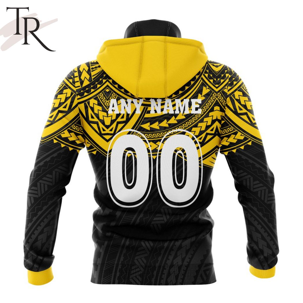 AFL Richmond Tigers Polynesian Concept Kits Hoodie – Torunstyle AFL Richmond Tigers Polynesian Concept Kits Hoodie – Torunstyle
