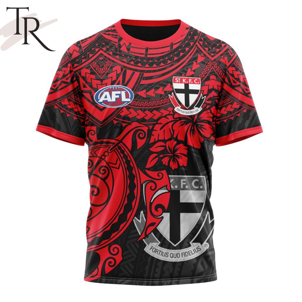 AFL St Kilda Football Club Polynesian Concept Kits Hoodie – Torunstyle AFL St Kilda Football Club Polynesian Concept Kits Hoodie – Torunstyle
