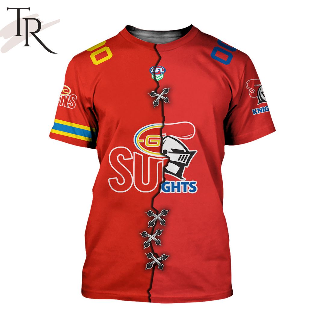 AFL x NRL Special Design Collection Select Any 2 Teams to Mix and Match! T-Shirt – soulcals.com AFL x NRL Special Design Collection Select Any 2 Teams to Mix and Match! T-Shirt – soulcals.com