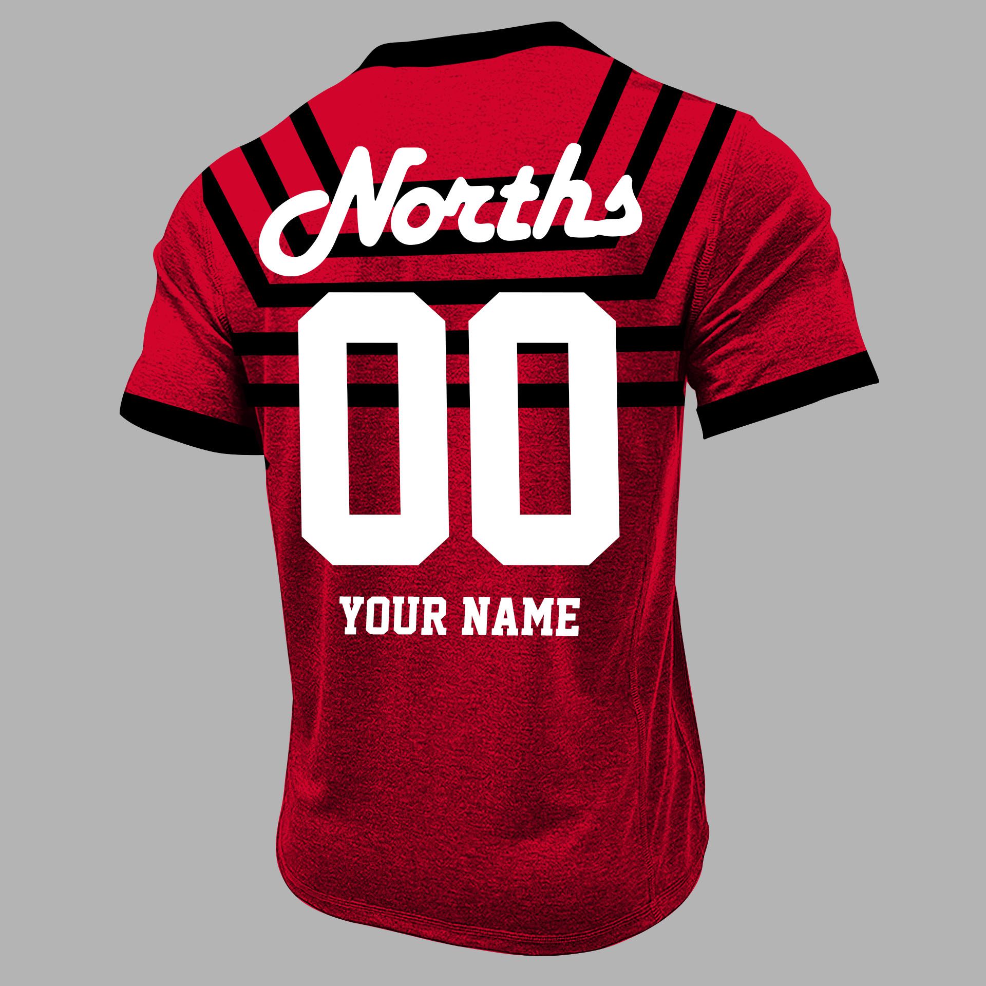 North Sydney Bears 1991 ARL/NRL Vintage Retro Henley Shirt North Sydney Bears 1991 ARL/NRL Vintage Retro Henley Shirt