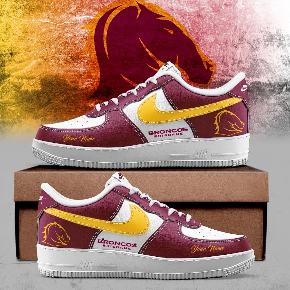 Brisbane Broncos Custom AF1 Shoes Brisbane Broncos Custom AF1 Shoes