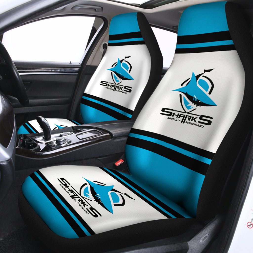 NRL Cronulla-Sutherland Sharks Car Seat Covers NRL Cronulla-Sutherland Sharks Car Seat Covers