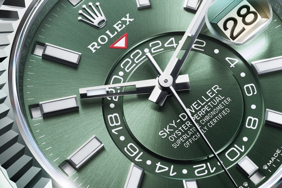 Rolex Sky-Dweller, 42mm, Oystersteel and 18k White Gold, Green, Jubilee, Ref# 336934-0002 1:1 Rolex Sky-Dweller, 42mm, Oystersteel and 18k White Gold, Green, Jubilee, Ref# 336934-0002 1:1