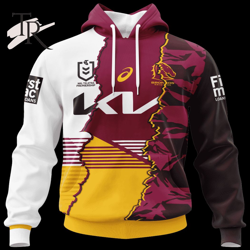 Custom Name And Number Brisbane Broncos NRL 2023 Mix Jerseys Hoodie 3D Custom Name And Number Brisbane Broncos NRL 2023 Mix Jerseys Hoodie 3D