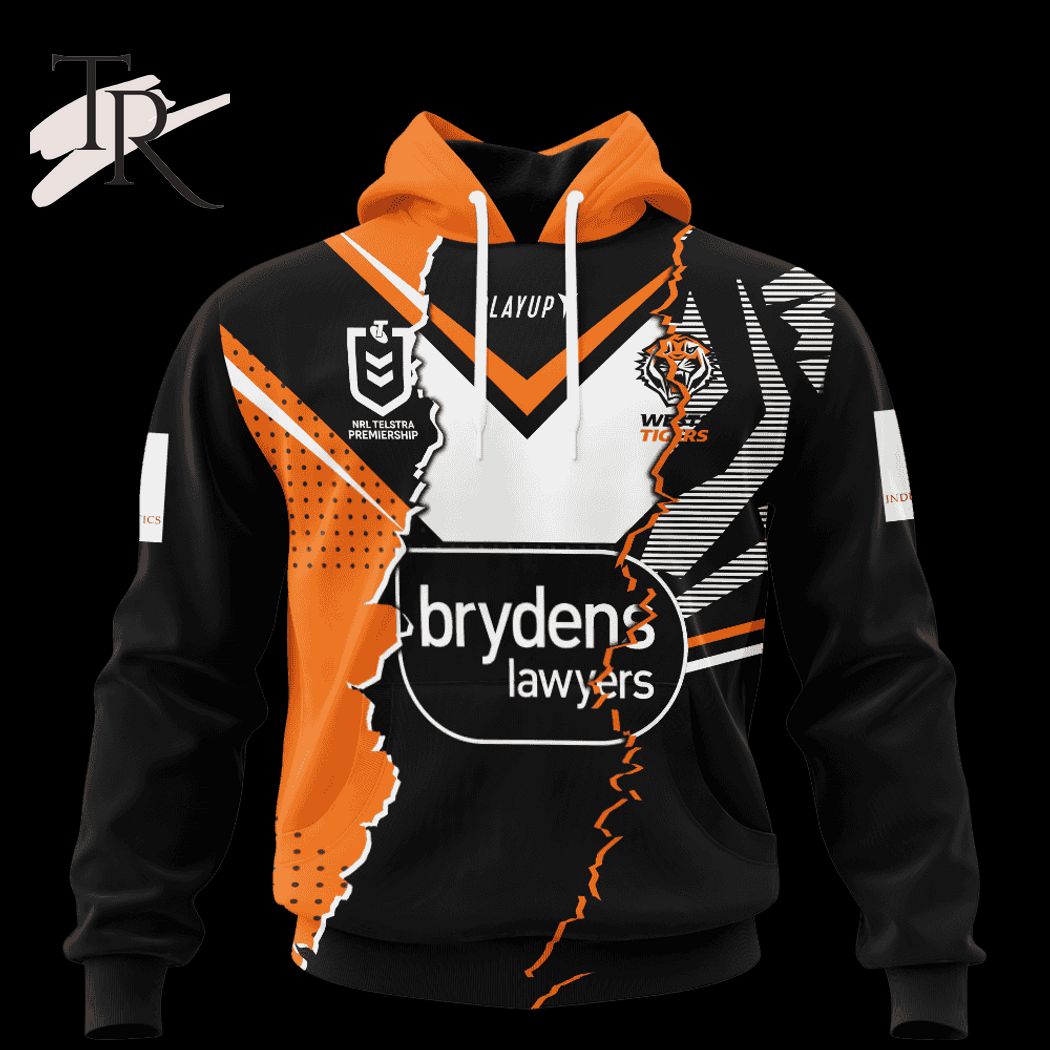 Custom Name And Number Wests Tigers NRL 2023 Mix Jerseys Hoodie 3D Custom Name And Number Wests Tigers NRL 2023 Mix Jerseys Hoodie 3D