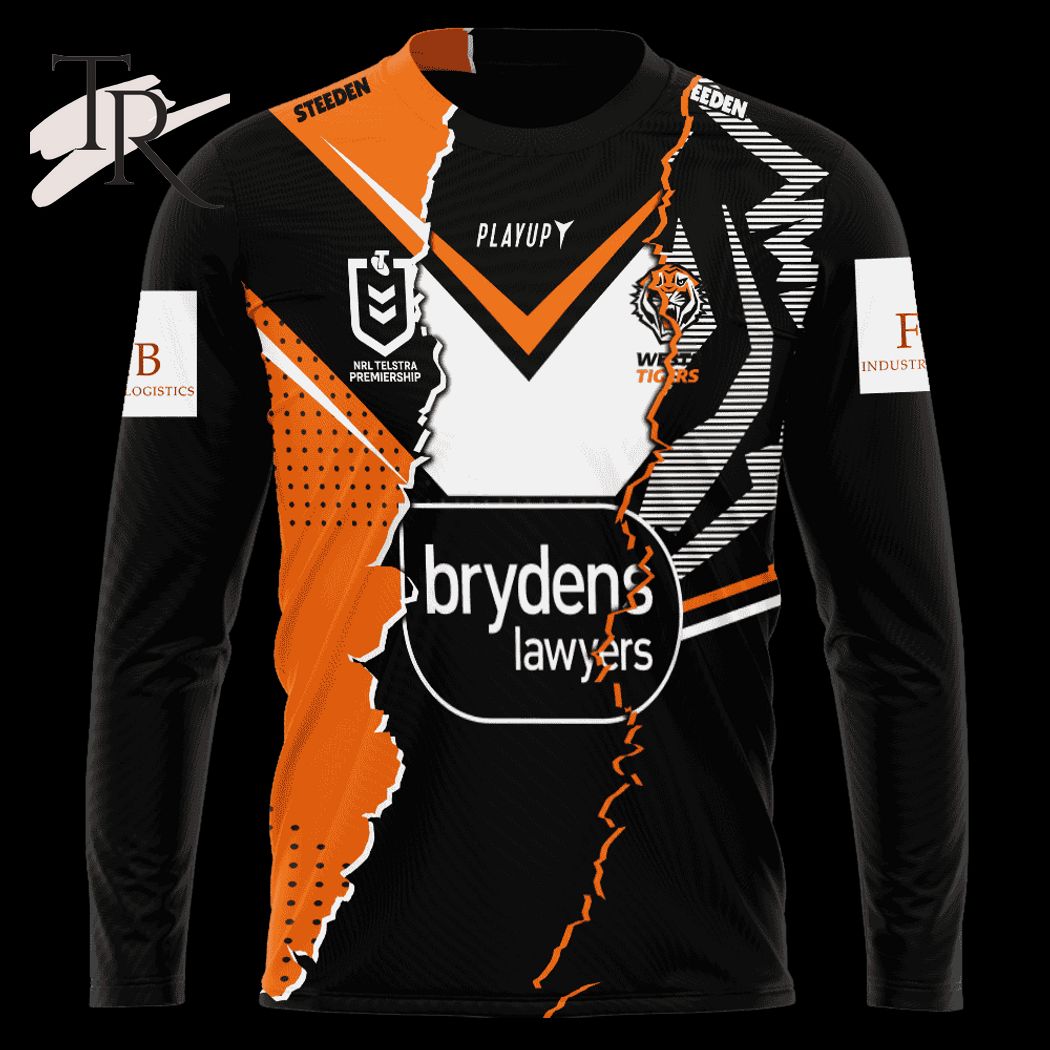 Custom Name And Number Wests Tigers NRL 2023 Mix Jerseys Hoodie 3D Custom Name And Number Wests Tigers NRL 2023 Mix Jerseys Hoodie 3D