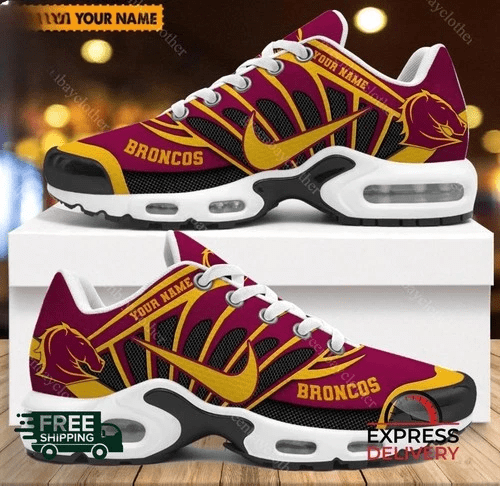 Personalized Brisbane Broncos TN Shoes Running Sneakers-V091712 Personalized Brisbane Broncos TN Shoes Running Sneakers-V091712