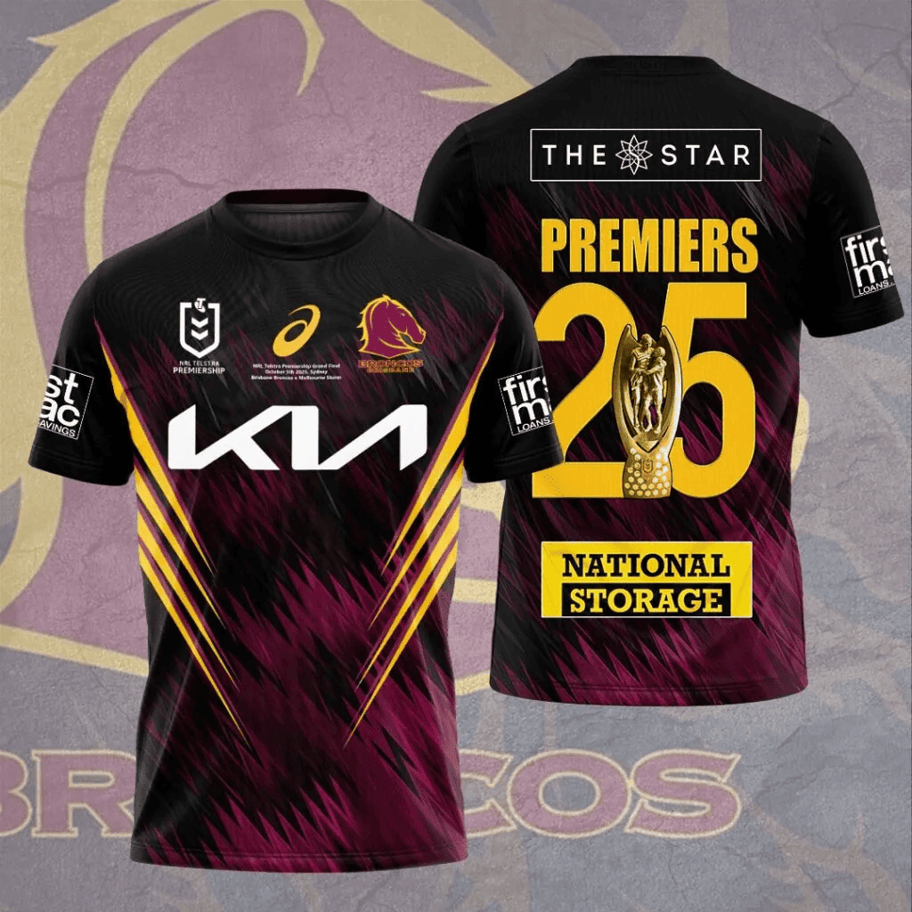 Brisbane Broncos NRL 2025 Champions 3D Hoodie Tshirt Gift For Broncos Fans-BR010 Brisbane Broncos NRL 2025 Champions 3D Hoodie Tshirt Gift For Broncos Fans-BR010