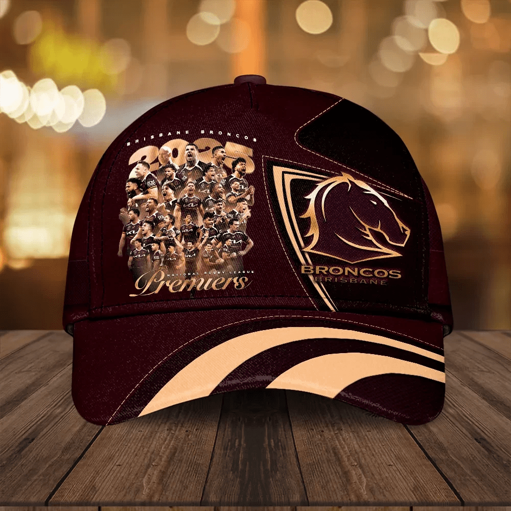 Brisbane Broncos classic cap team Premiers 2025 Brisbane Broncos classic cap team Premiers 2025