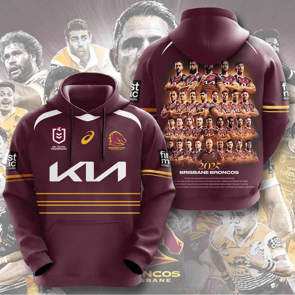 Brisbane Broncos NRL 2025 Champions 3D Hoodie Tshirt Gift For Broncos Fans-BR011 Brisbane Broncos NRL 2025 Champions 3D Hoodie Tshirt Gift For Broncos Fans-BR011