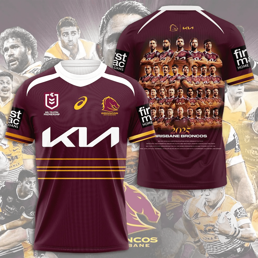 Brisbane Broncos NRL 2025 Champions 3D Hoodie Tshirt Gift For Broncos Fans-BR011 Brisbane Broncos NRL 2025 Champions 3D Hoodie Tshirt Gift For Broncos Fans-BR011