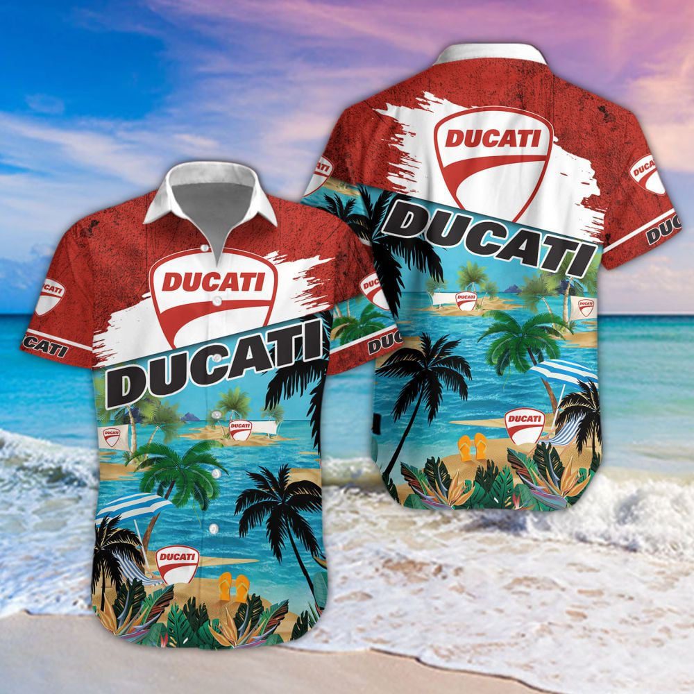 Ducati Summer Hawaiian Shirt Ducati Summer Hawaiian Shirt
